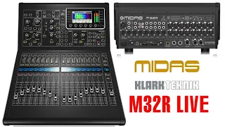 Cách Kết Nối Và Sử Dụng Cơ Bản, MIXER MIDAS M32R LIVE