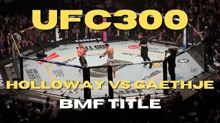 Max Holloway Ko's Justin Gaethje!! - Final Round BMF Championship Holloway vs Gaethje UFC 300