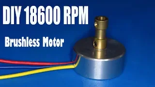 DIY 18600RPM Motor  , How to make a high speed brushless motor