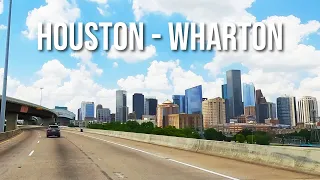 Houston to Wharton! Drive with me around the Houston area!