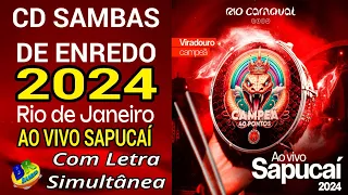 CD Samba Enredo 2024 [AO VIVO] Rio de Janeiro Grupo Especial Com Letra Simultânea