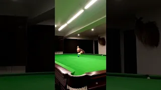 Snooker Straight Cueing Practice