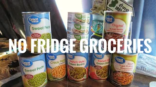 Vanlife No Fridge Groceries - What I Eat In A Day