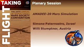 AMADEE-20 Mars Simulation - 2021 Mars Society Virtual Convention