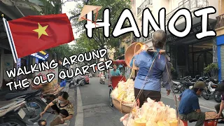 Hanoi - A walking tour of the old quarter - Vietnam travel vlog 4k