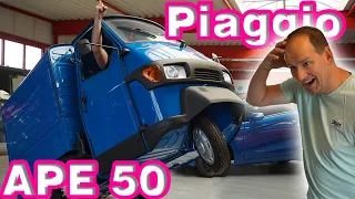 Wir nehmen die Piaggio Ape 50 unter die Lupe - GAMMA Fahrzeuge