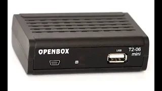 Эфирный Т2 приёмник OPENBOX T2-06 mini: обзор и настройка