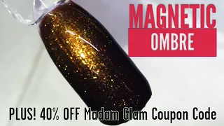 Magnetic (Cat Eye) Gel Polish Ombre | Nailtorial | 40% OFF Madam Glam Coupon Code Inside👀