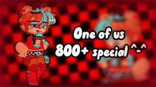 One of us meme || Fnaf security breach || Glammike || 800+ subs special