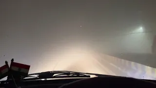 Fog Car Driving status || Night Drive || Zero visibility