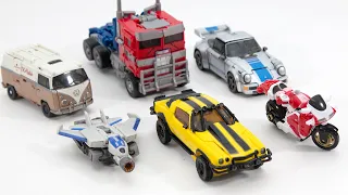 Transformers ROTB Optimus Prime Bumblebee Mirage Noahdiaz Wheeeljack Arcee Vehicles Car Robot Toys