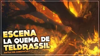 Escena cinemática Quema de Teldrassil | Líderes de Guerra: Sylvanas ES/ES