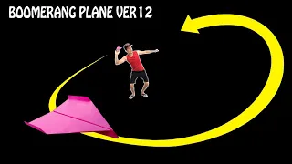 Kağıttan Boomerang Uçak Yapımı 12  | Bumerang kağıt uçakları yapma | Paper boomerang Airplane