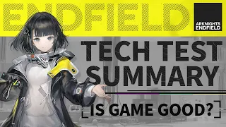 Arknights: Endfield Review | Technical Test Summary |【Arknights: Endfield】(Subtitles Enabled)