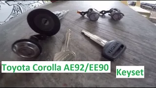 Toyota Corolla AE92 EE90 Keyset