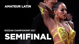 SEMIFINAL | Top 15 couples | Russian Championship Amateur Latin 2021