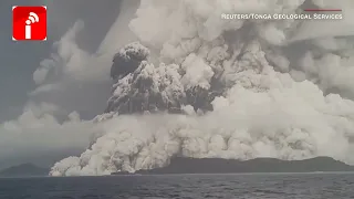 A day before the Tonga tsunami, a video reveals an underwater eruption.