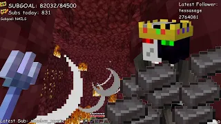 Ranboo goes mining for Netherite - Dream SMP (05-19-2021) VOD