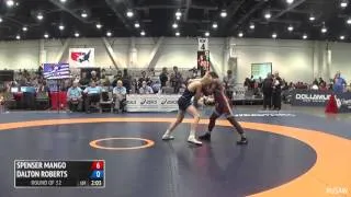 59 Round of 32 - Spenser Mango, Army WCAP vs Dalton Roberts, NMU OTS