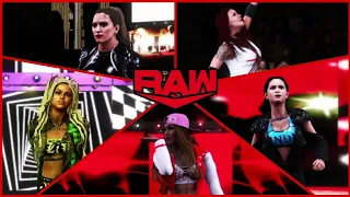 WWE 2K20|RAW 5-WOMAN BATTLE ROYAL WINNER EARNS A TAG TEAM TITLE MATCH FOR HER TEAM AT HELL IN A CELL