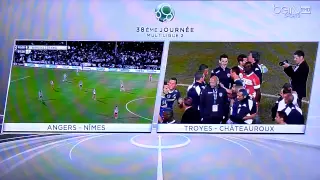 Angers SCO en ligue 1 - 22 mai 2015 : Fin du Match  envahissement de la pelouse