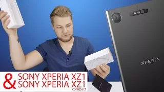 Sony Xperia XZ1 и XZ1 compact Улетная Распаковка и первое впечатление