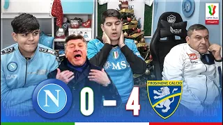 UMILIATI... CHE VERGOGNA! NAPOLI-FROSINONE 0-4 | LIVE REACTION NAPOLETANI