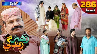Zahar Zindagi - Ep 286 | Sindh TV Soap Serial | SindhTVHD Drama