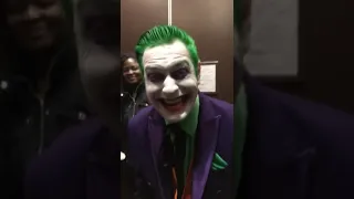 Joker in elevator