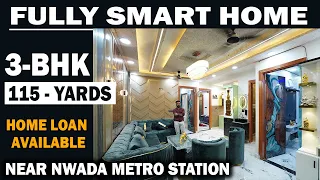 3 BHK Fully Smart Home in Uttam nagar | 3 BHK Flat home loan available | Under budget property