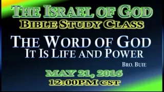 IOG - "The Word of God: It Is Life & Power" 2016