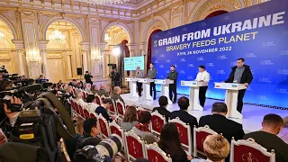 Спілкування зі ЗМІ за підсумками установчого саміту гуманітарної ініціативи Grain From Ukraine
