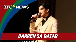 Darren humataw sa concert sa Qatar | TFC News Qatar