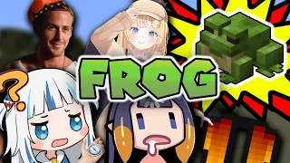 [Hololive EN] Minecraft Frog Adventures (Ina, Kiara, Ame & Gura)