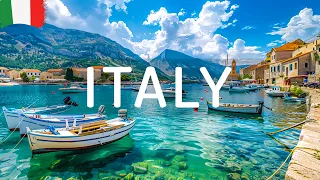 FLYING OVER ITALY 4K- Relaxing Music Along With Beautiful Nature Videos - 4K Video HD