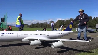 HAUSEN Airbus A340 and MD11 RC TURBINE MODEL AIRLINER