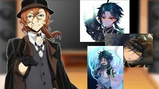 Bsd react to Chuuya as Xiao ! (Genshin Impact x Bungo Stray Dogs)