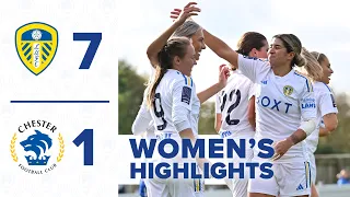 Highlights | Leeds United Women 7-1 Chester FC Women | Women's FA Cup