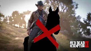 Can you beat Red Dead Redemption 2 without a horse?