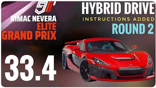 Asphalt 9 | Rimac Nevera Elite Grand Prix | Round 2 Hybrid Drive- 33.4 instructions added Time trave