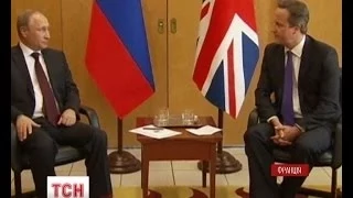 Британський прем'єр відмовився потиснути руку Путіну