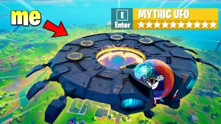 Fortnite, But I Can Only Use a UFO (overpowered)