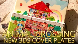 A look at the Animal Crossing cover plates in the New Nintendo 3DS AC: Happy Home Designer Bundle