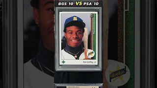 BGS 10 Vs PSA 10 Ken Griffey Jr. 1989 Upper Deck Rookie Value Comparison #sportscards