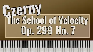 Carl Czerny - The School of Velocity Op. 299 No. 7