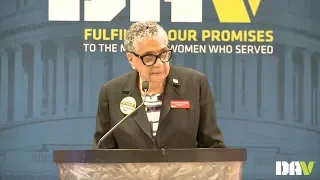 DAV National Commander Delphine Metcalf-Foster speaks at DAV's 2018 Mid-Winter Conference