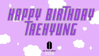 BTS V Happy Birthday Taehyung | Happy V Day!