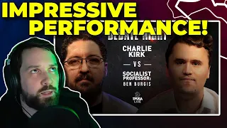 OK, HE IS IMPRESSIVE - Charlie Kirk Vs Ben Burgis Debate Surprises Destiny