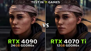 RTX 4070 Ti vs RTX 4090 - Test In 4K & 11 Games🔥