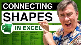 Excel - Mastering Shape Connections in Excel: Tips and Tricks - Episode 504